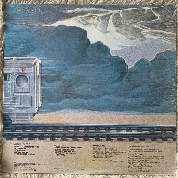 Self Titled Foreigner lp 1977 - Picture 2 of 4